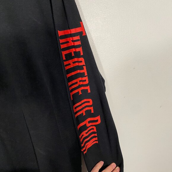 Vintage 2004 Mötley Crüe Theatre of Pain Long Sleeve Band Tee Black mens size XL - Picture 4 of 7